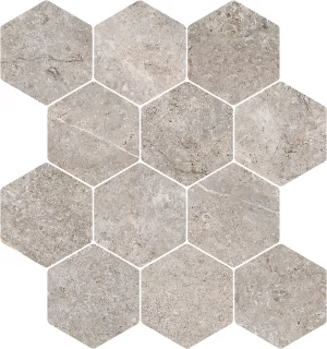LANDSTONE Esagona Circle  Gravel  30x34cm  9mm