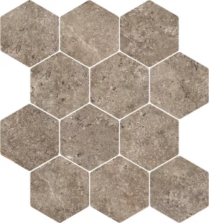 LANDSTONE Esagona Circle   Earth  30x34cm  9mm