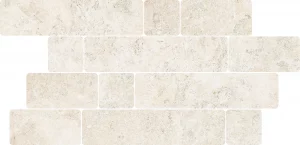 LANDSTONE Muretto Circle Raw White 30x60cm  9mm