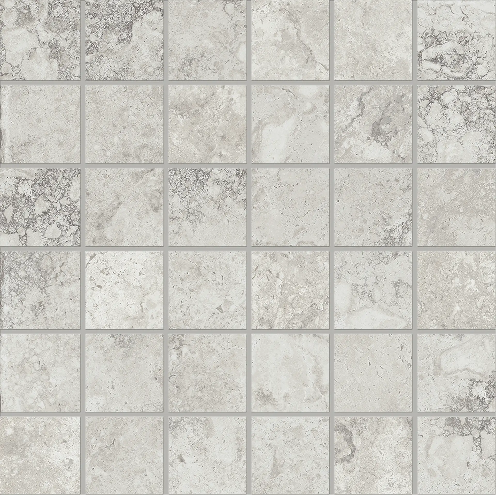 UNIQUE TRAVERTINE Mosaico Silver Ancient 30x30cm (5x5cm) Nat. 9,5mm UNIQUE TRAVERTINE Mosaico Silver Ancient 30x30cm (5x5cm) Nat. 9,5mm