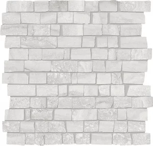 UNIQUE TRAVERTINE  Silver  Vein Cut Mosaico Mini Block 30x30cm Nat. 9,5mm