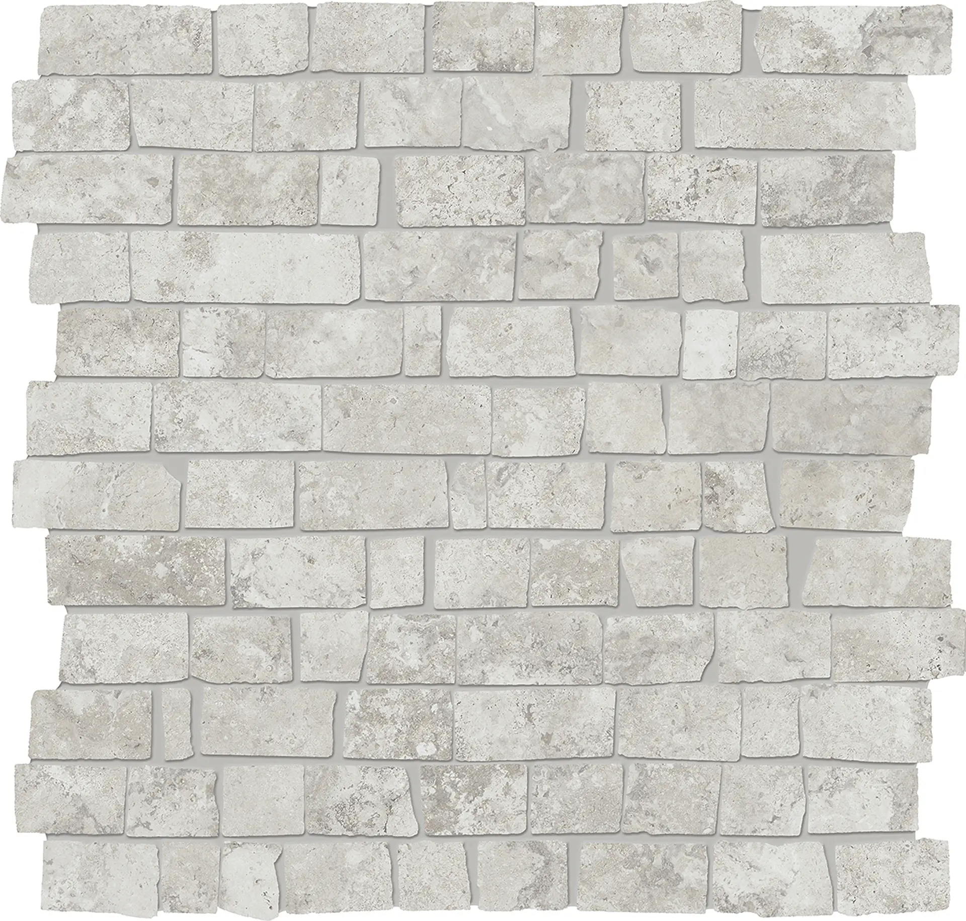 UNIQUE TRAVERTINE Silver Ancient Mosaico Mini Block 30x30cm Nat. 9,5mm UNIQUE TRAVERTINE Silver Ancient Mosaico Mini Block 30x30cm Nat. 9,5mm