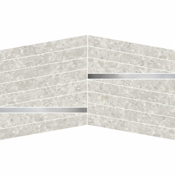 KEYSTONE Stripes Ocean Grey 30x30cm Nat. SX/DX 9mm KEYSTONE Stripes Ocean Grey 30x30cm Nat. SX/DX 9mm