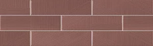 DECORLINE  Stripebrick   Mauve 7,3x30cm