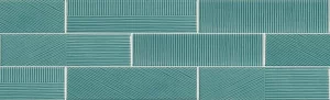 DECORLINE  Stripebrick Emerald   7,3x30cm