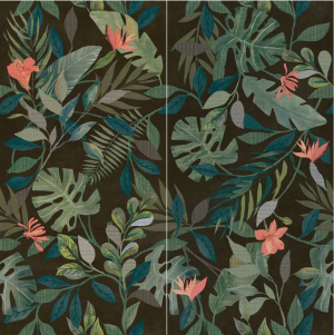 WONDERSPACE Black Naturale 60x120cm Rett. A+B 9mm