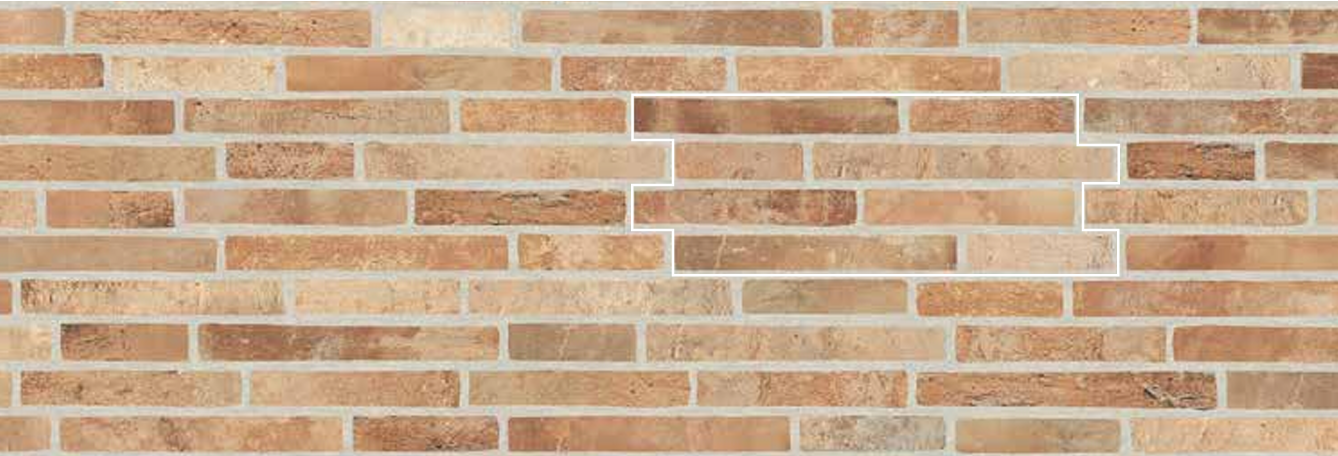 BRICKUP New York Red Classic 16x40cm BRICKUP New York Red Classic 16x40cm