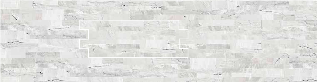 BRICKUP Ocean White Mix 16x40cm 9mm BRICKUP Ocean White Mix 16x40cm 9mm