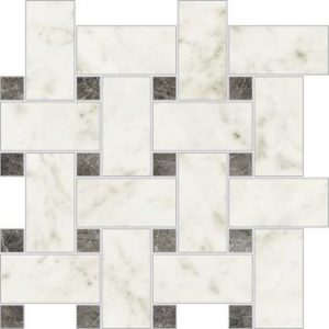 IMPERIAL MICHELANGELO  Intreccio  Bianco Carrara  30x30cm  Naturale