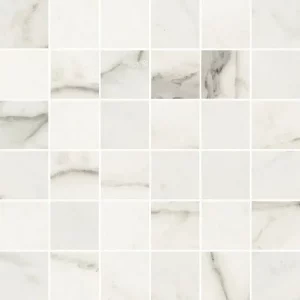 IMPERIAL MICHELANGELO  Mosaico Bianco Apuano   30x30cm (5x5) Levigato