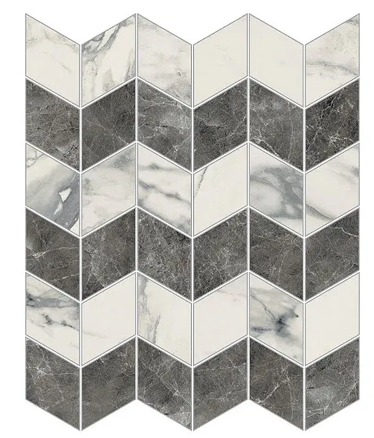 IMPERIAL MICHELANGELO Zig-Zag Bianco Arabescato 30x35cm Levigato IMPERIAL MICHELANGELO Zig-Zag Bianco Arabescato 30x35cm Levigato