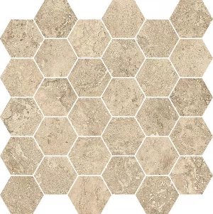 THERMAE Esagona  Caramel 30x31,5cm  Rett. 9,5mm